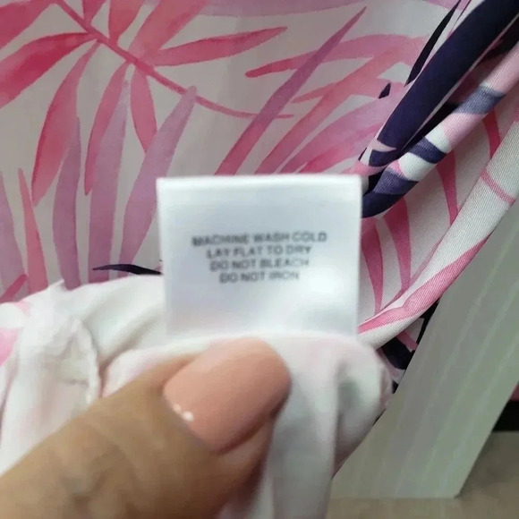 Jean-Pierre Klifa Pink Palm Maxi Dress - Picture 8 of 8